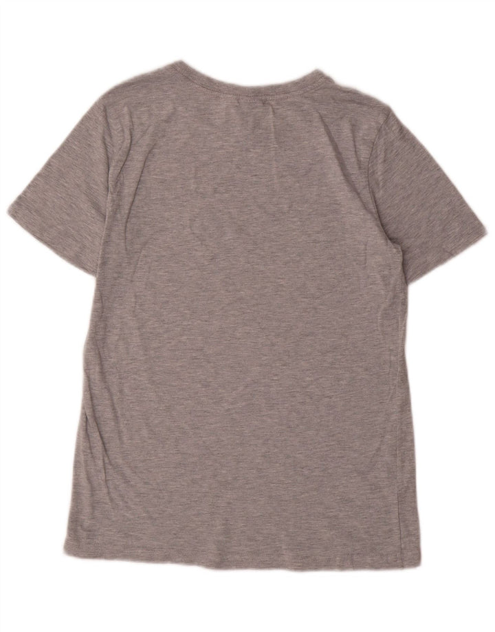 PUMA Boys Graphic T-Shirt Top 14-15 Years Large Grey Cotton