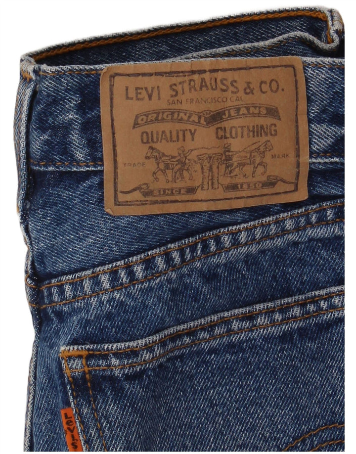 LEVI'S Boys Straight Jeans 11-12 Years W24 L27 Blue Cotton