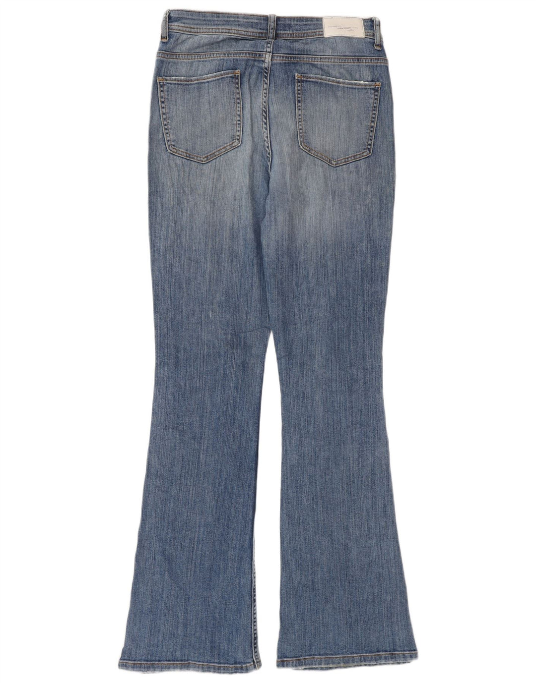 Zara Womens Flared Jeans EU 38 Small W28 L32 Blue