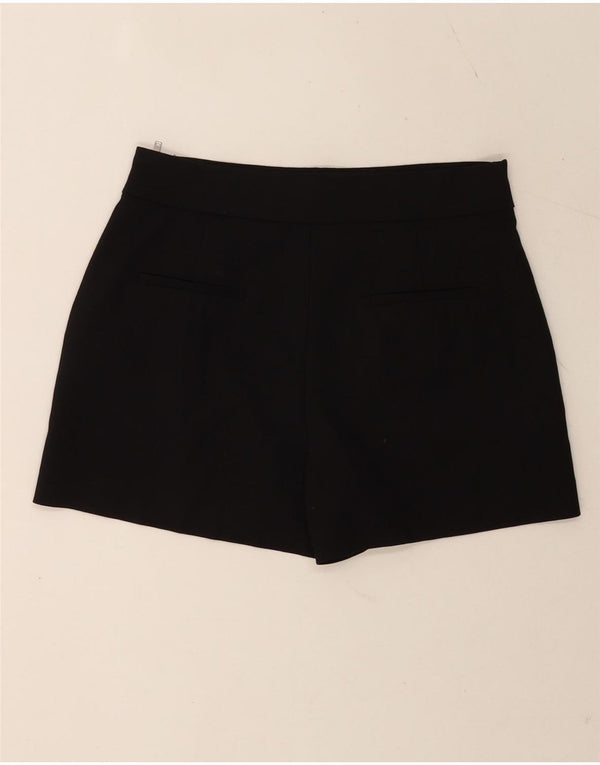Zara Womens High Waist Casual Shorts Large W30  Black