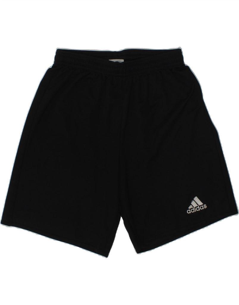 ADIDAS Boys Sport Shorts 11-12 Years Black Polyester | Vintage Adidas | Thrift | Second-Hand Adidas | Used Clothing | Messina Hembry 