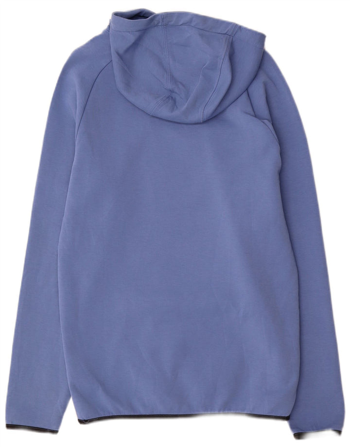 PUMA Mens Hoodie Jumper Medium Blue Cotton