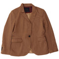 Zara Womens 1 Button Blazer Jacket UK 18 XL Beige