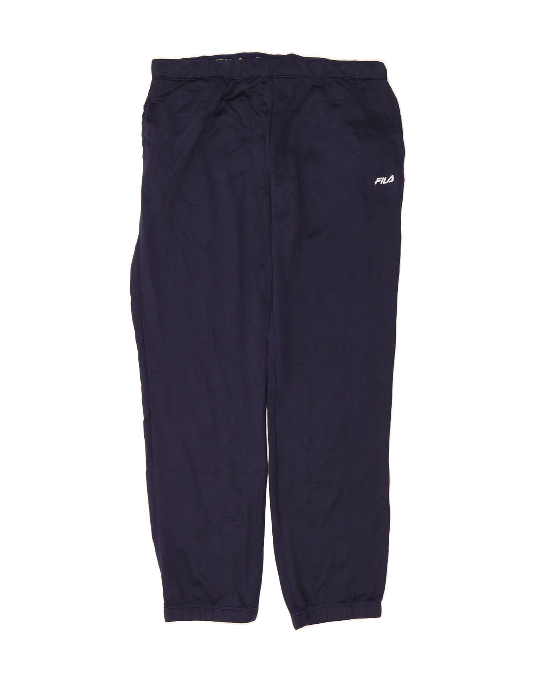 FILA Mens Tracksuit Trousers Joggers Large  Navy Blue Polyester Vintage Fila and Second-Hand Fila from Messina Hembry 