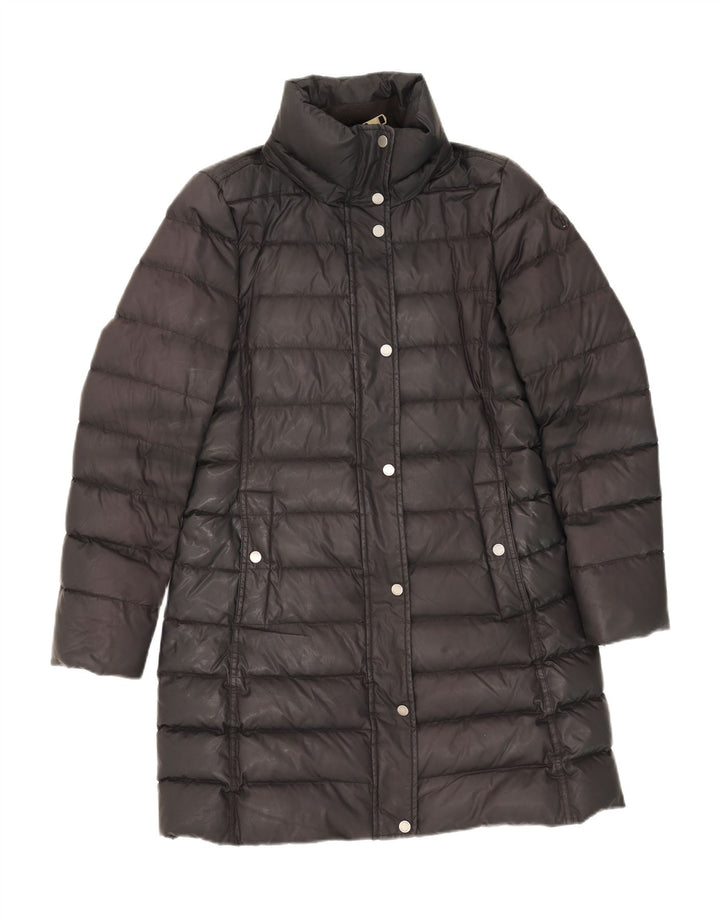 Tommy Hilfiger Womens Padded Coat UK 12 Medium Black Polyester