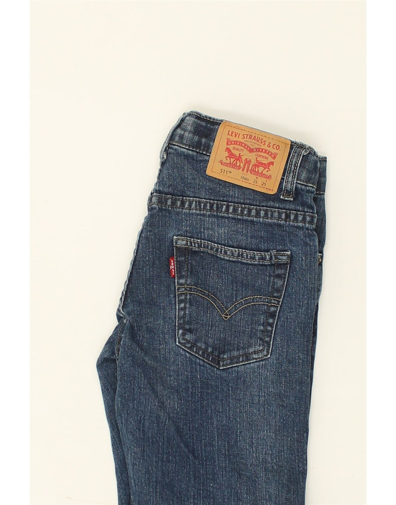 LEVI'S Girls 511 Slim Jeans 9-10 Years W25 L25 Blue Cotton | Vintage Levi's | Thrift | Second-Hand Levi's | Used Clothing | Messina Hembry 