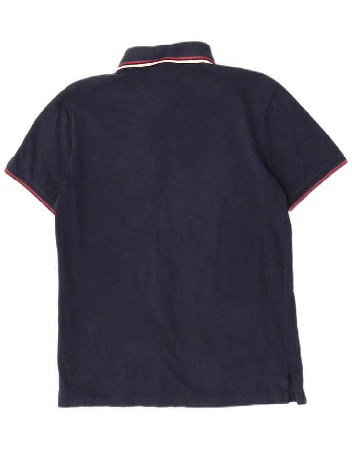 Fred Perry Mens Polo Shirt Medium Navy Blue Cotton