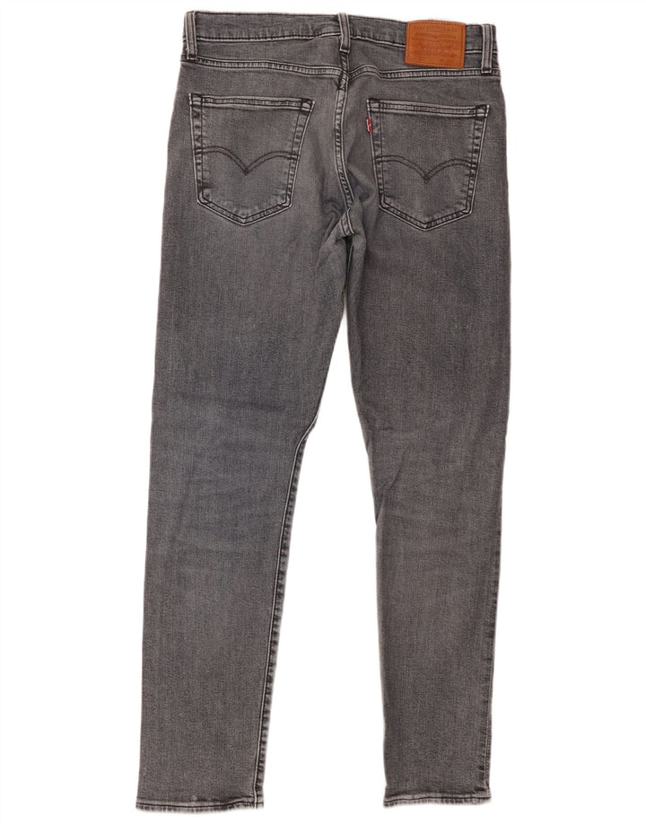 Levi's Mens 512 Slim Tapered Jeans W33 L32 Grey Cotton