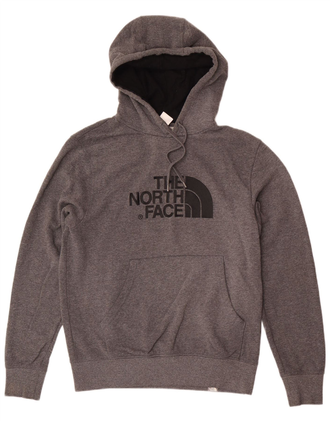 The North Face Mens Graphic Regular Fit Hoodie Jumper Medium Grey Flecked