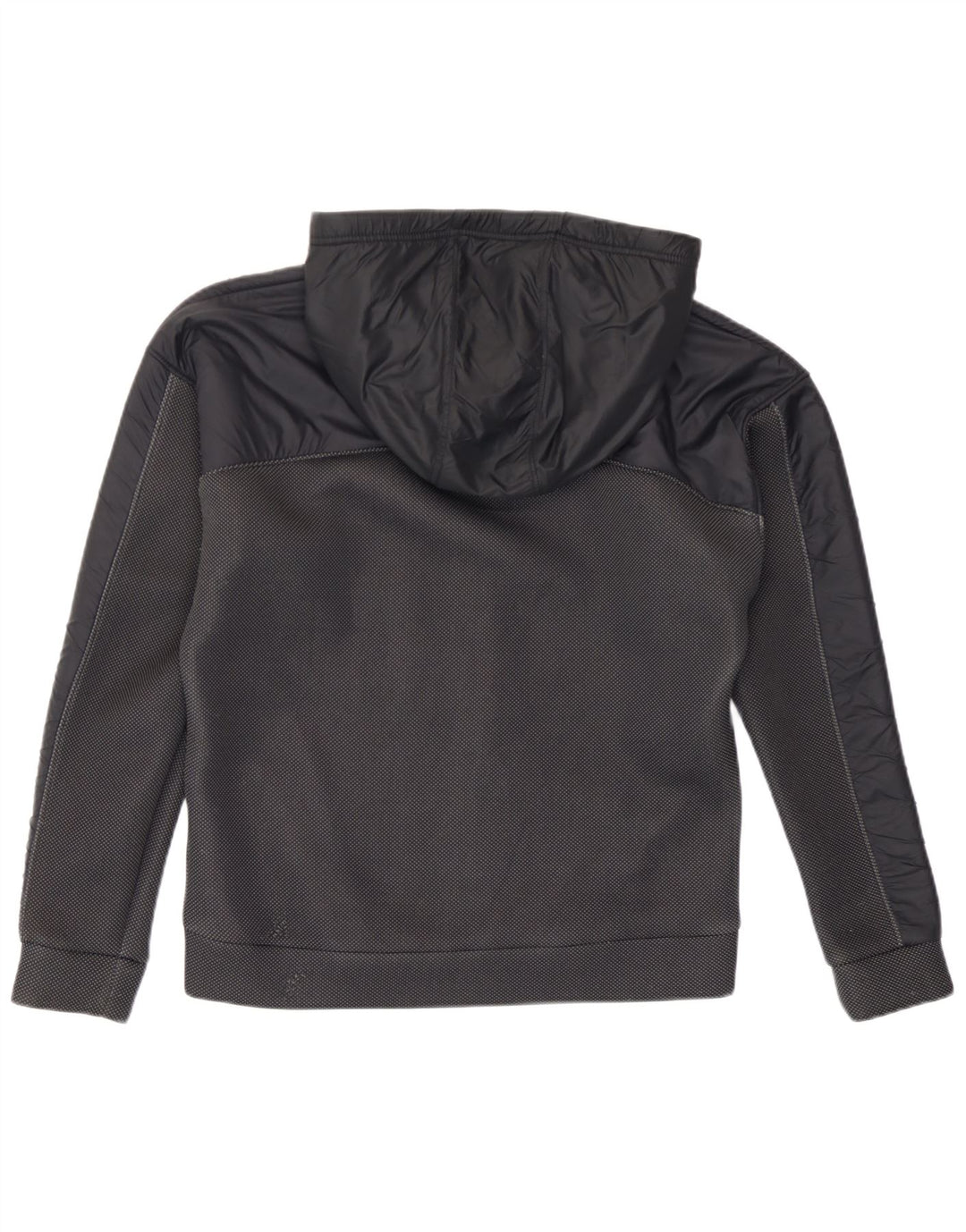 Under Armour Mens Graphic Zip Hoodie Sweater Small Black Spotted Polyester