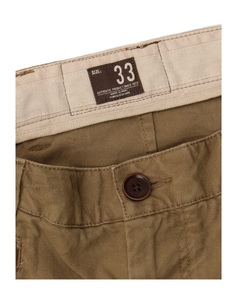 TIMBERLAND Mens Straight Chino Trousers W33 L29 Beige Cotton Vintage Timberland and Second-Hand Timberland from Messina Hembry 