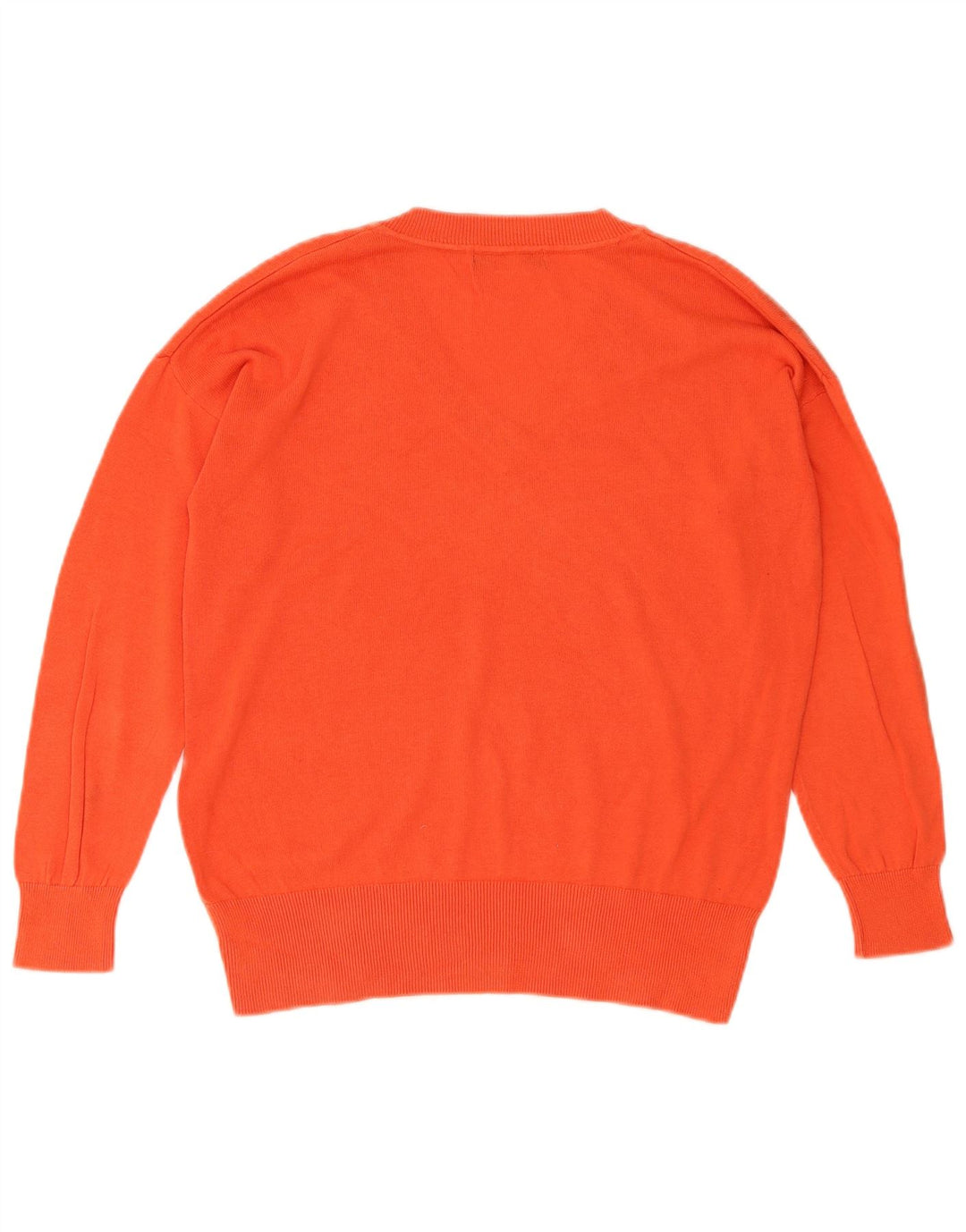 Marks & Spencer Womens V-Neck Jumper Sweater UK 14 Medium Red