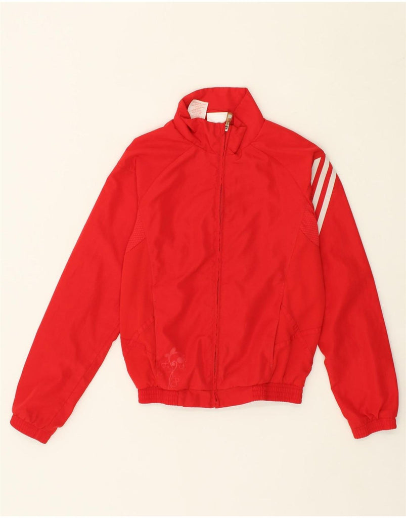 ADIDAS Girls Clima 365 Tracksuit Top Jacket 11-12 Years Red Polyester | Vintage Adidas | Thrift | Second-Hand Adidas | Used Clothing | Messina Hembry 