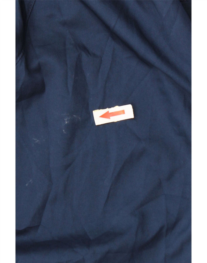 Adidas Mens Tracksuit Top Jacket UK 40/42 Medium Navy Blue Polyester