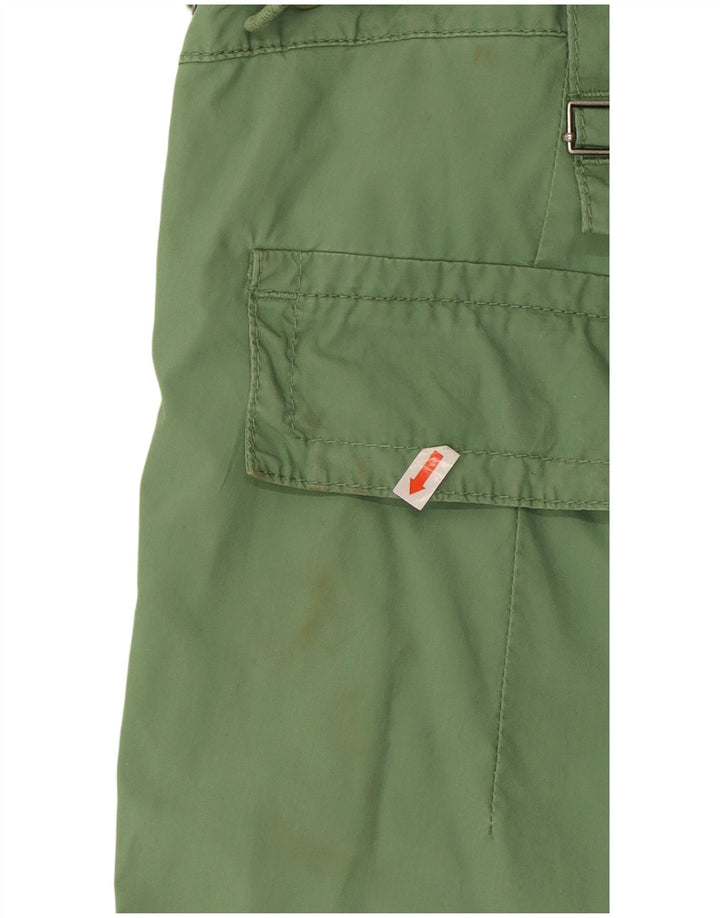 Calvin Klein Jeans Womens Cargo Shorts W32 Medium Green