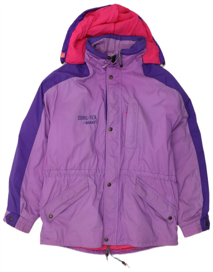 Bailo Mens Hooded Ski Jacket IT 52 XL Purple Colourblock Polyamide
