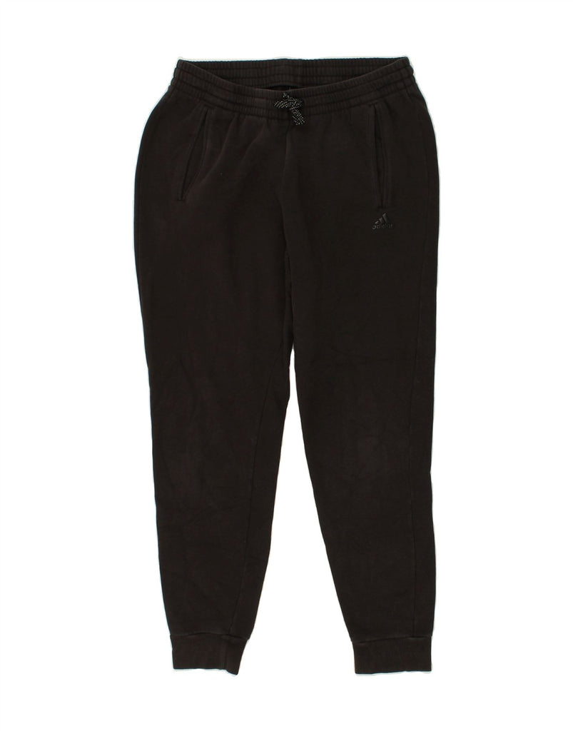 ADIDAS Womens Tracksuit Trousers Joggers UK 8/10 Small Black Cotton Vintage Adidas and Second-Hand Adidas from Messina Hembry 