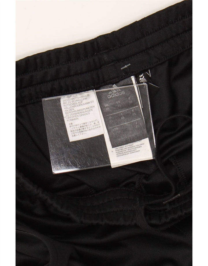 Adidas Womens Climalite Tracksuit Trousers UK 6 XS  Black Polyester