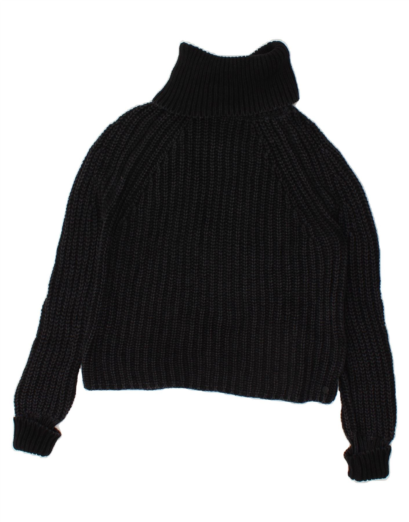 Roll Neck Sweater Ladies Black Jumpers Uk EDC Womens Roll Neck