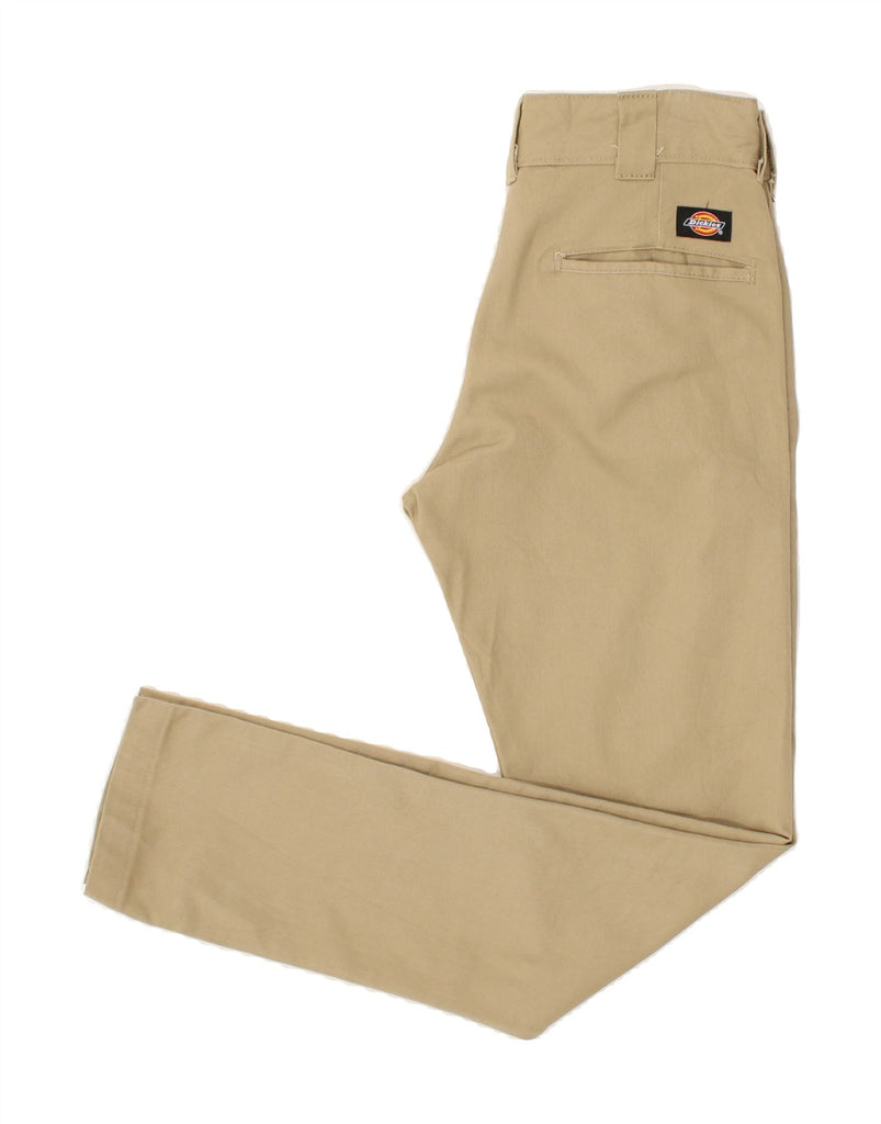 DICKIES Mens Slim Chino Trousers W30 L30 Beige Cotton | Vintage Dickies | Thrift | Second-Hand Dickies | Used Clothing | Messina Hembry 