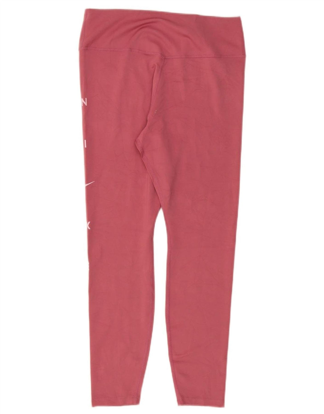 Nike Womens Dri Fit Graphic Leggings UK 14 Large  Pink Polyester