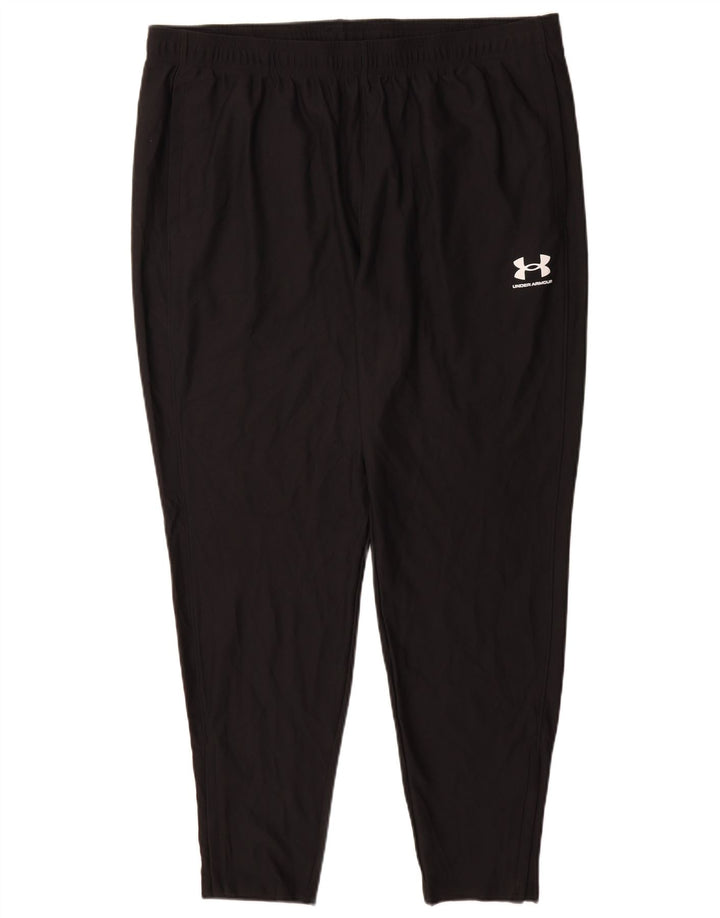 Under Armour Mens Coupe Ajustee Tracksuit Trousers 2XL  Black Polyester