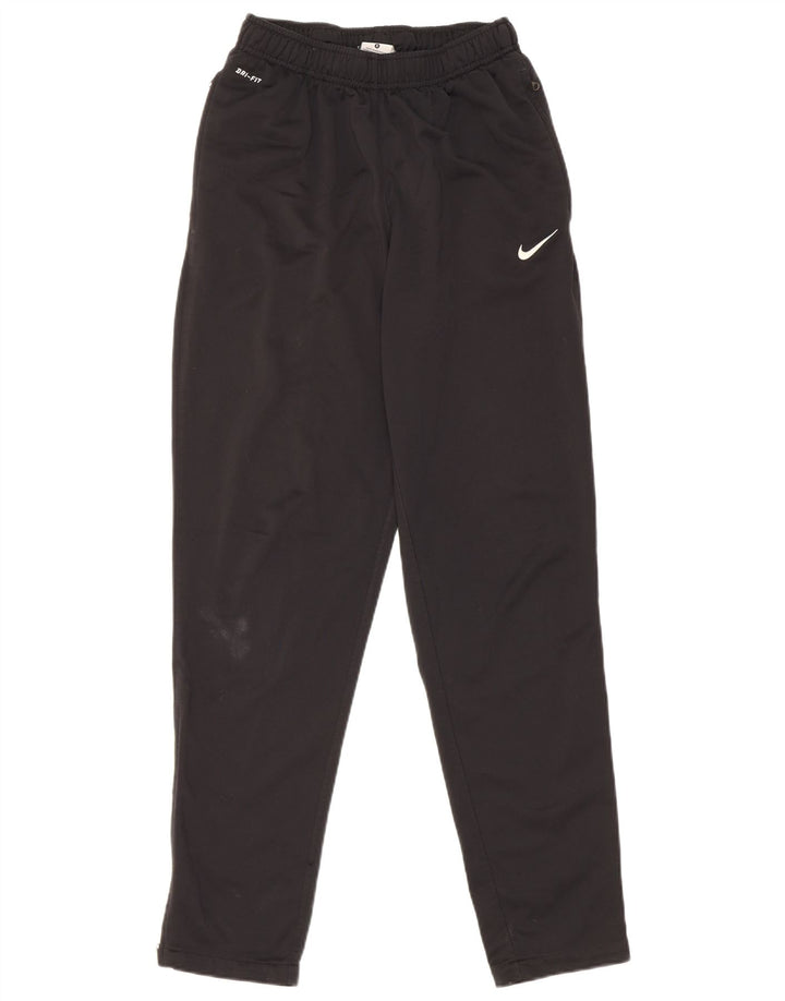 Nike Mens Dri Fit Tracksuit Trousers Small Black Polyester