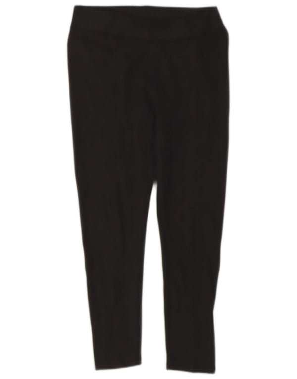 M&Co Womens Leggings UK 14 Medium Black Viscose