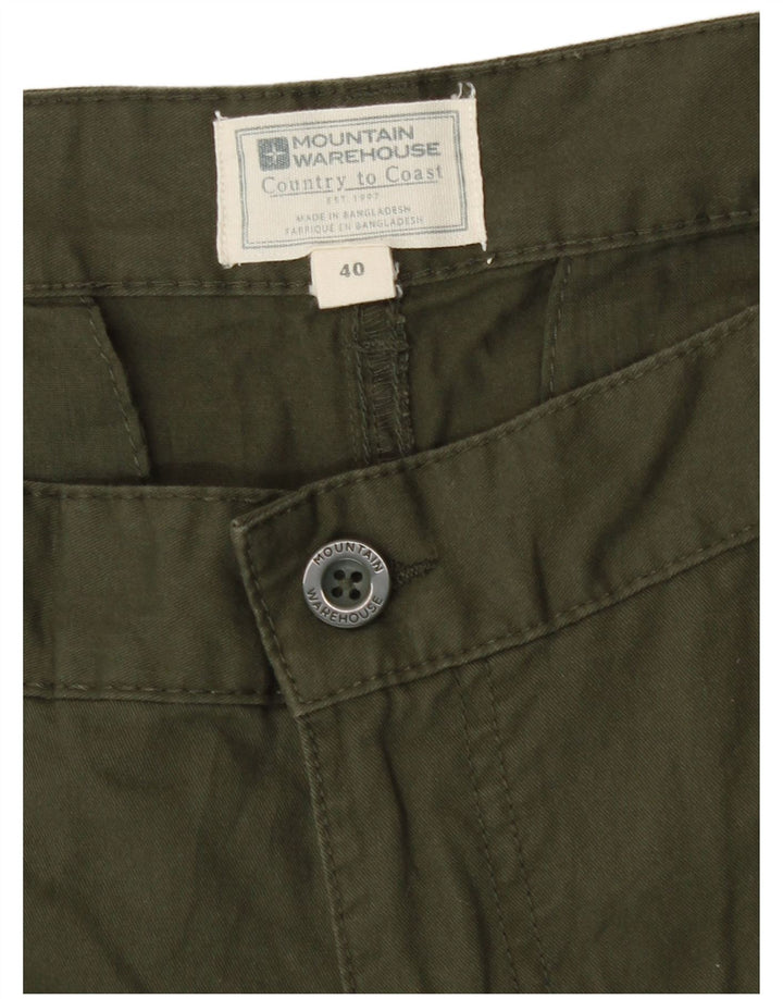 Mountain Warehouse Mens Cargo Shorts W40 XL Khaki Cotton
