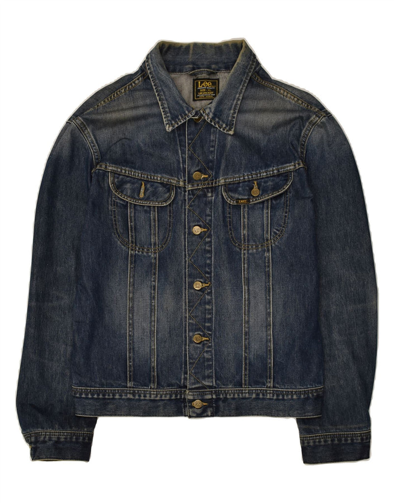LEE Mens Denim Jacket UK 42 XL Navy Blue Cotton | Vintage Lee | Thrift | Second-Hand Lee | Used Clothing | Messina Hembry 