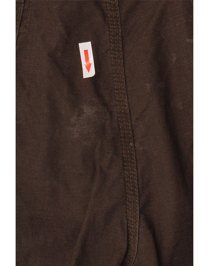 Wrangler Mens Cargo Shorts W38 XL Brown Cotton