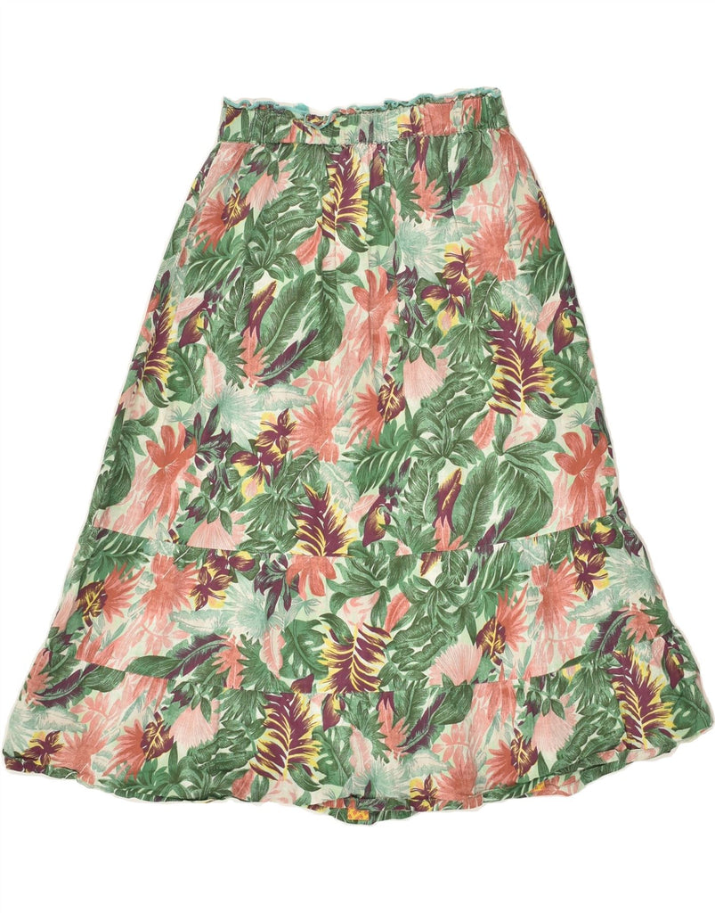 SCOTCH & SODA Girls R'Belle A-Line Skirt 5-6 Years W24 Green Floral | Vintage Scotch & Soda | Thrift | Second-Hand Scotch & Soda | Used Clothing | Messina Hembry 