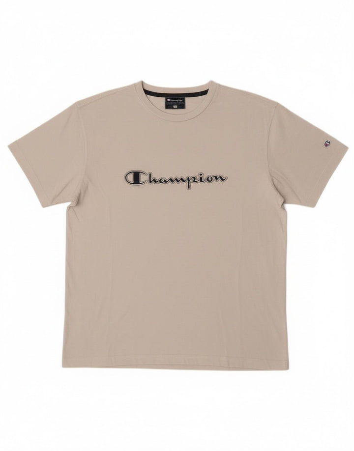 Champion Mens Graphic T-Shirt Top XL White