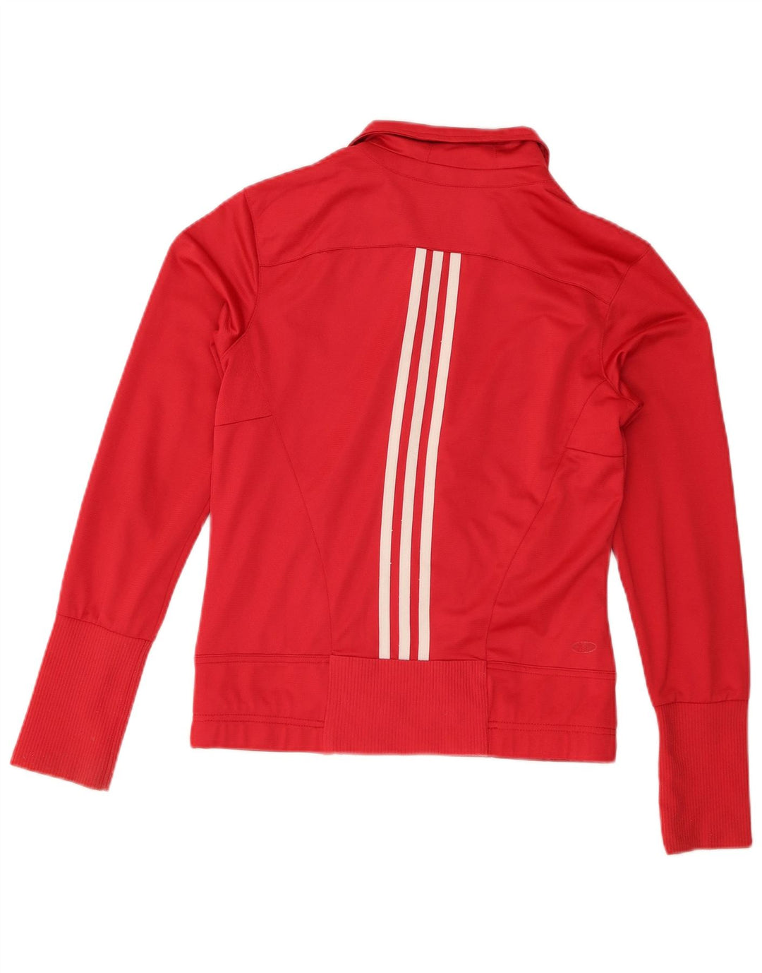 Adidas Womens Clima 365 Tracksuit Top Jacket UK 12 Medium  Red Polyester