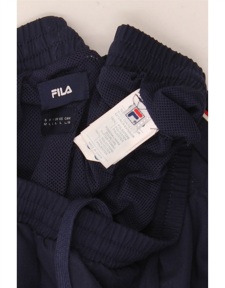 Fila Mens Sport Shorts Large  Navy Blue Polyester