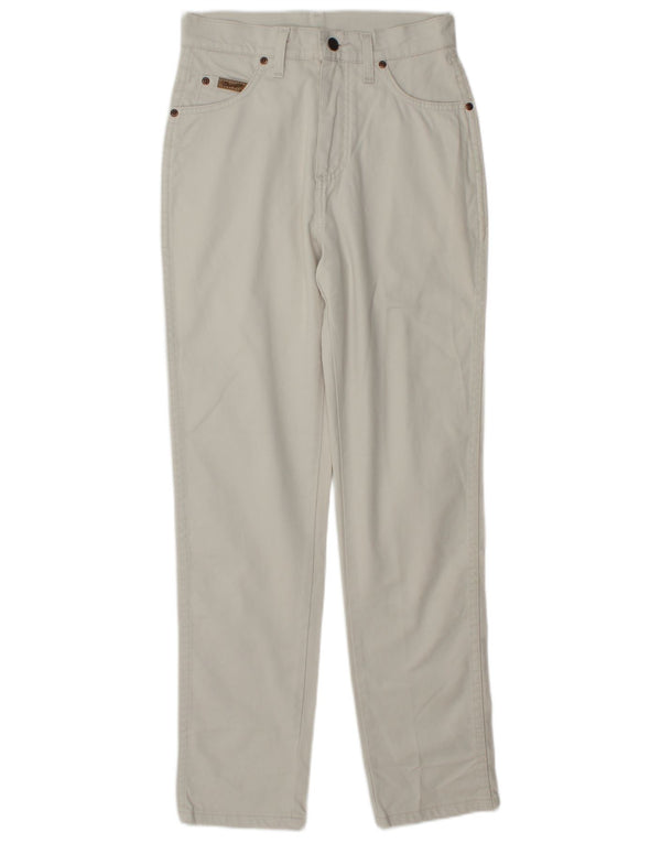 Wrangler Womens Paula Tapered Jeans W28 L30 White Cotton