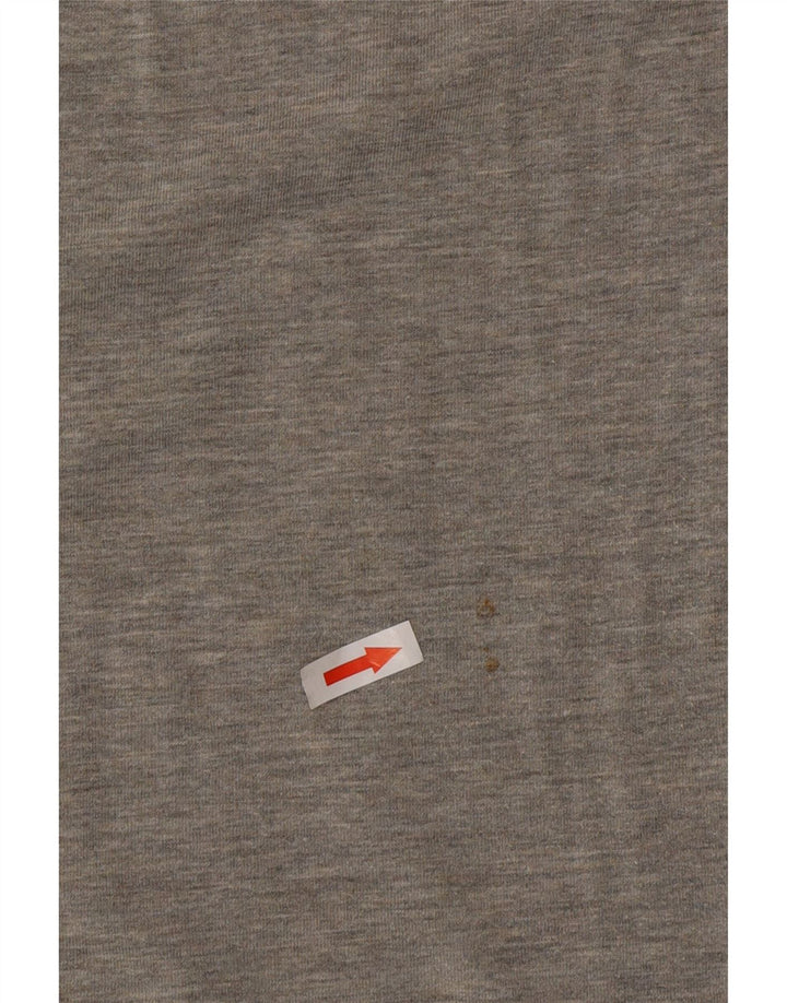 Puma Mens T-Shirt Top Medium Grey Colourblock Cotton