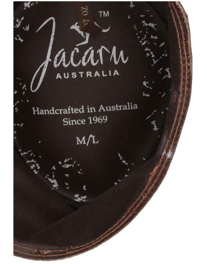 Jacaru Australia Mens Suede Cowboy Hat Medium/Large Brown Western