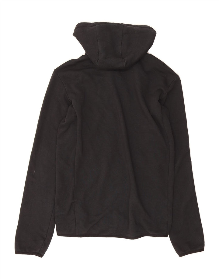 ADIDAS Mens Zip Hoodie Sweater Small Black Cotton Vintage Adidas and Second-Hand Adidas from Messina Hembry 