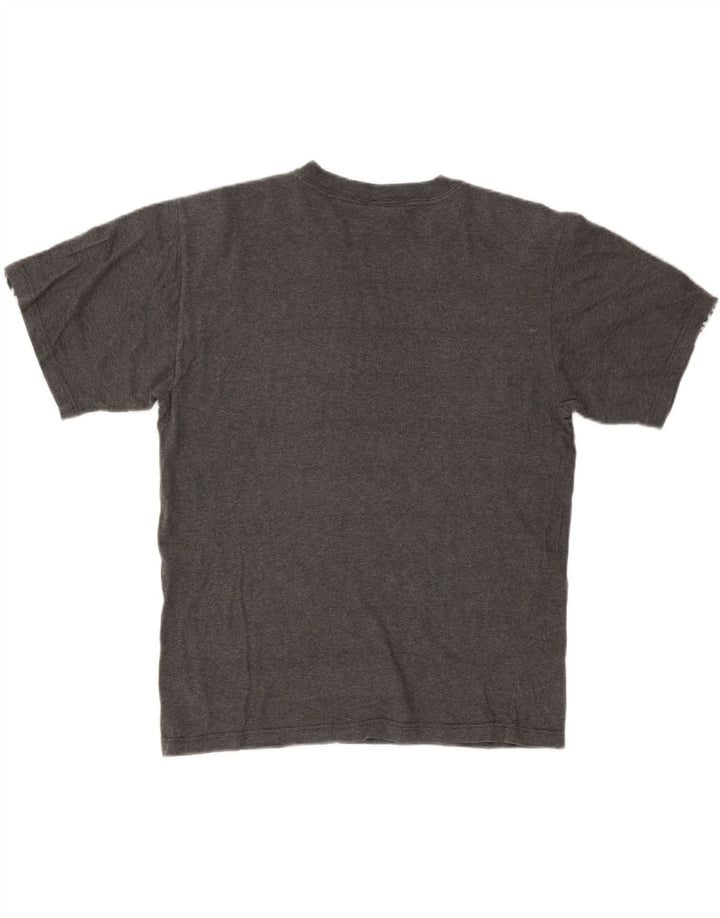 Asics Mens T-Shirt Top Large Grey Cotton