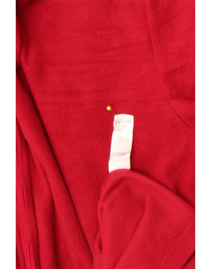 Marks & Spencer Womens Fleece Robe Dress UK 20/22 2XL Red Polyester