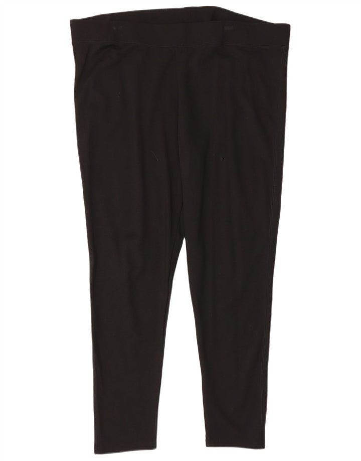 Topshop Womens Leggings UK 18 XL  Black Viscose