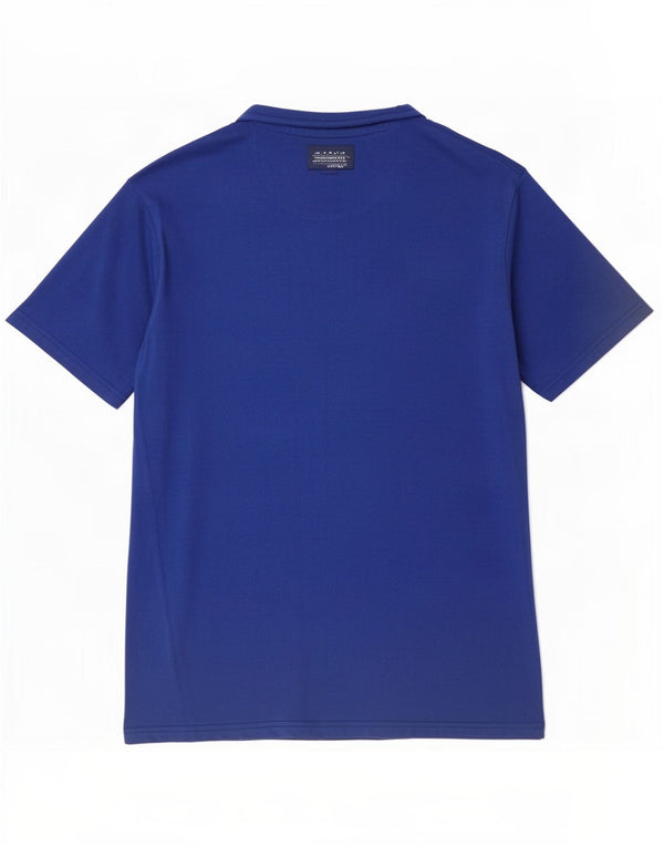 Lyle & Scott Mens T-Shirt Top 2XL Blue Cotton