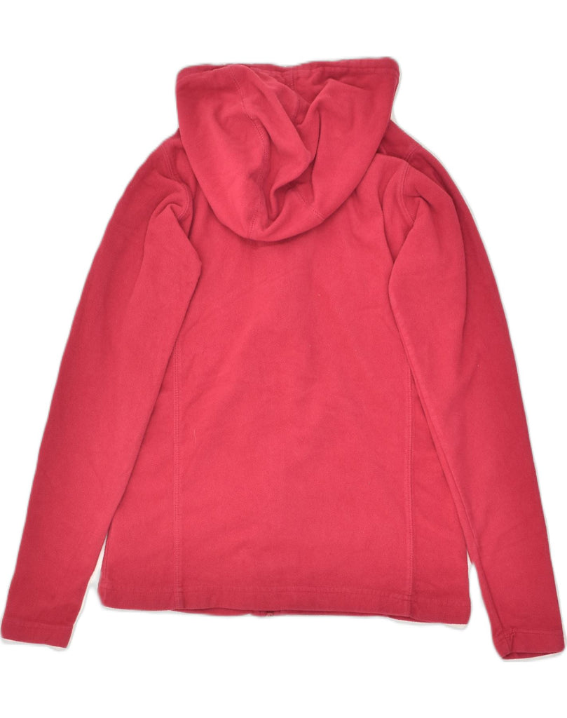 MOUNTAIN WAREHOUSE Womens Hooded Fleece Jacket UK 8 Small  Red | Vintage Mountain Warehouse | Thrift | Second-Hand Mountain Warehouse | Used Clothing | Messina Hembry 