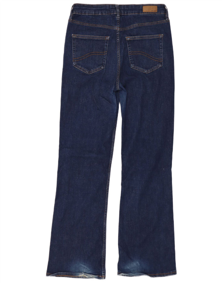 Fat Face Womens Bootcut Jeans UK 12 Medium W29 L28 Navy Blue Cotton