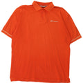 REEBOK Mens Polo Shirt XL Orange Cotton