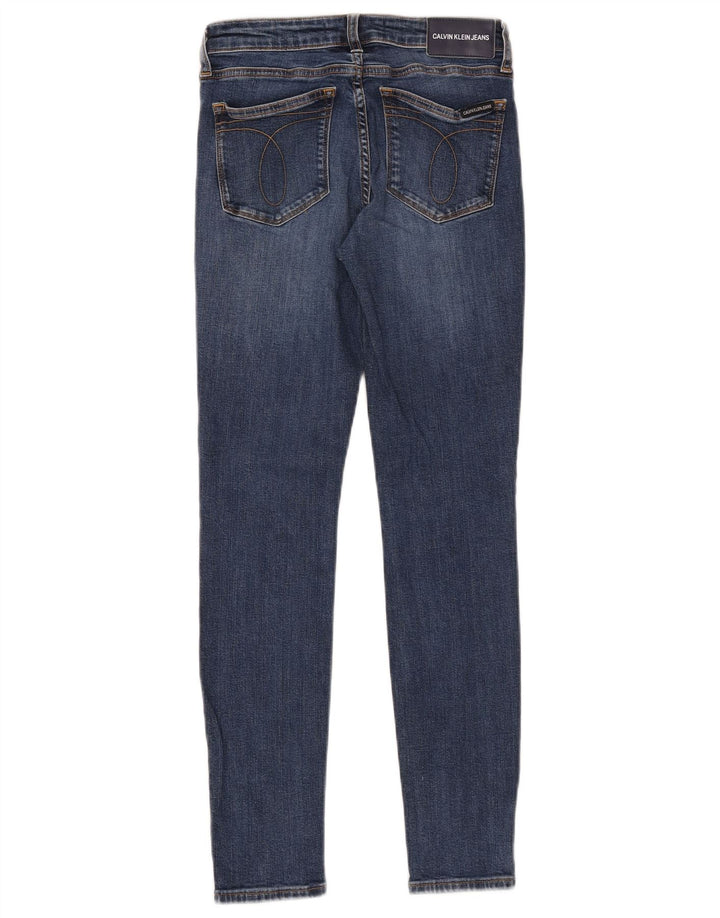 Calvin Klein Womens Skinny Jeans W26 L30 Blue