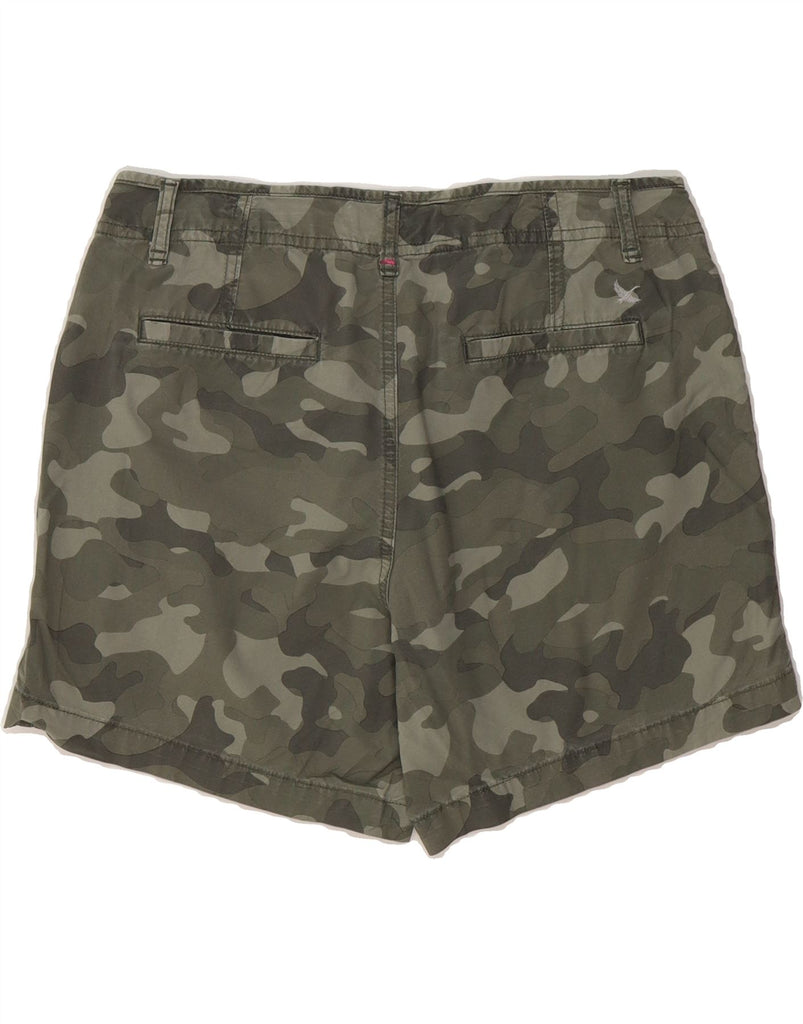 EDDIE BAUER Womens Chino Shorts US 6 Medium W32 Khaki Camouflage Cotton Vintage Eddie Bauer and Second-Hand Eddie Bauer from Messina Hembry 