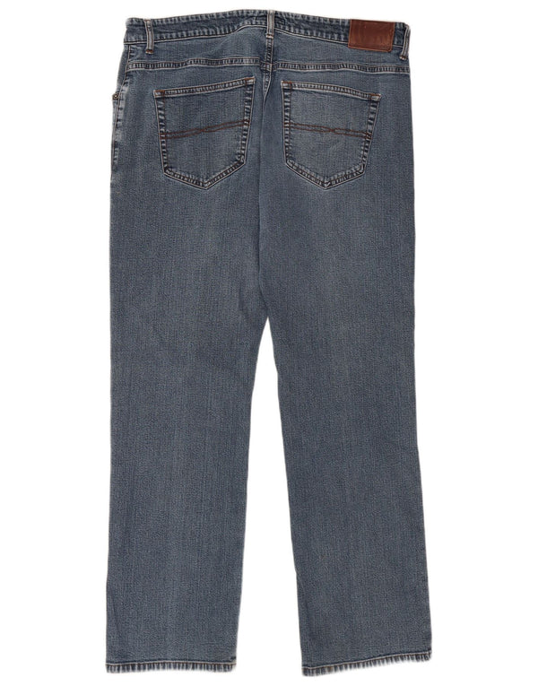 Gant Mens Straight Jeans W36 L30 Blue Cotton