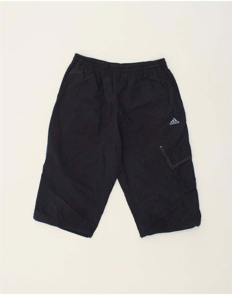 ADIDAS Mens Bermuda Sport Shorts W30 Medium  Navy Blue Polyester | Vintage Adidas | Thrift | Second-Hand Adidas | Used Clothing | Messina Hembry 